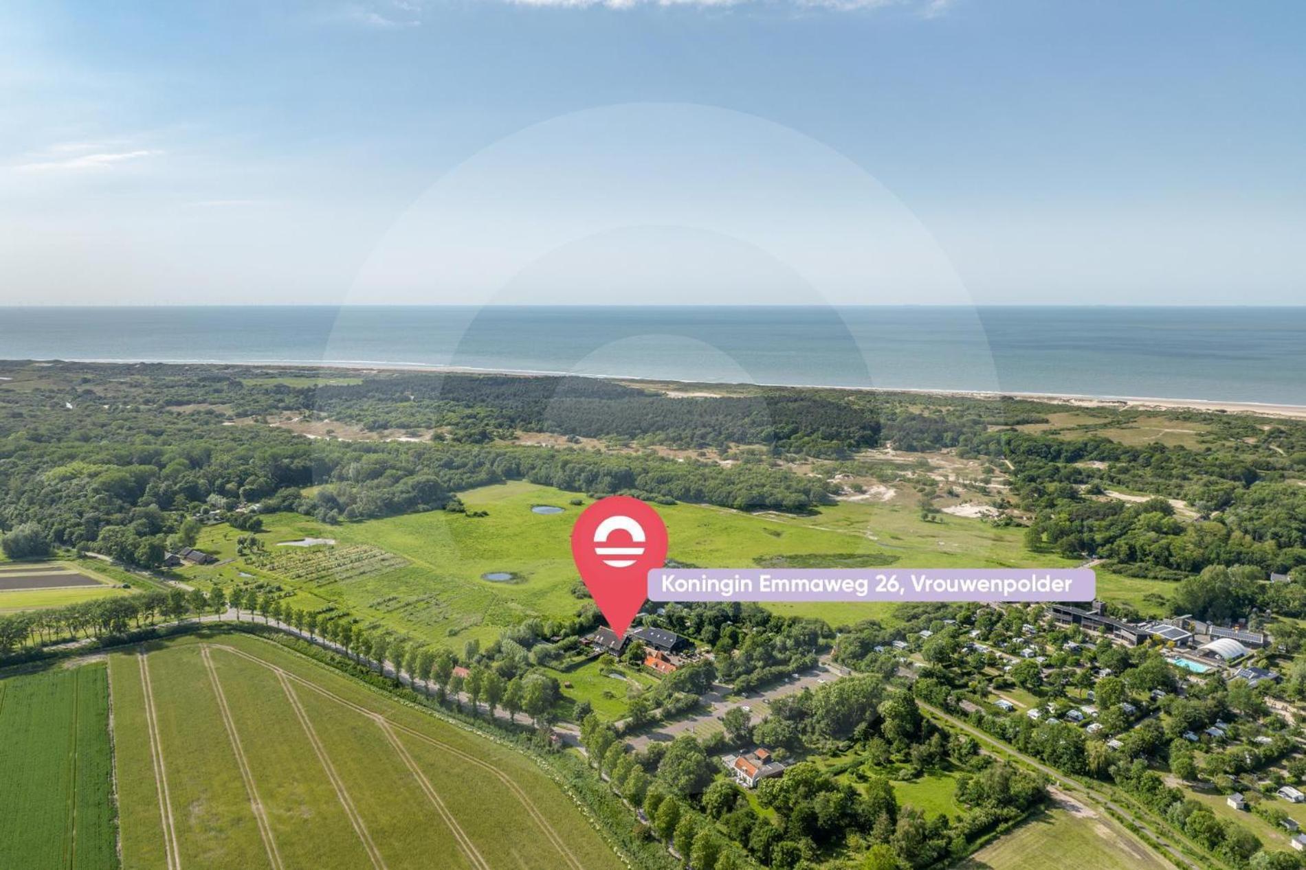 Vakantiewoning - Kon. Emmaweg 26 | Vrouwenpolder 'Uitspanning Oranjezon' Экстерьер фото